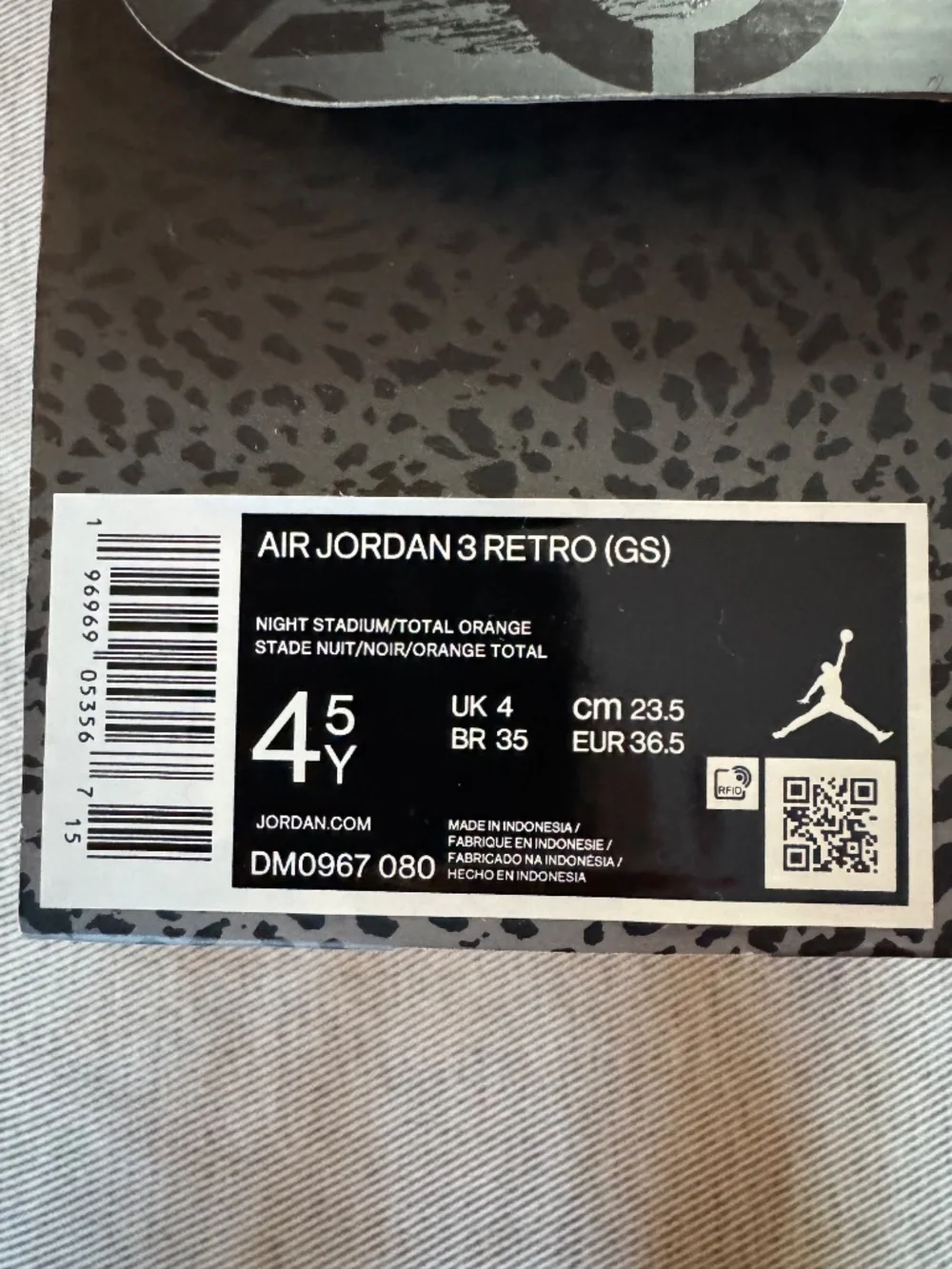 Jordan 3 Retro Fear Pack (2023) (GS)